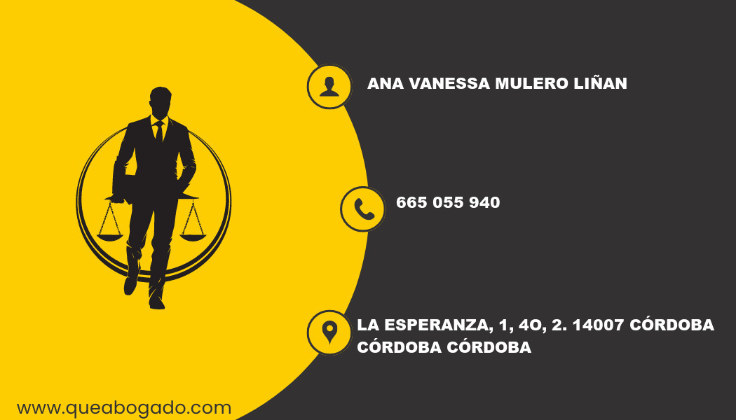 abogado Ana Vanessa Mulero Liñan (Córdoba)