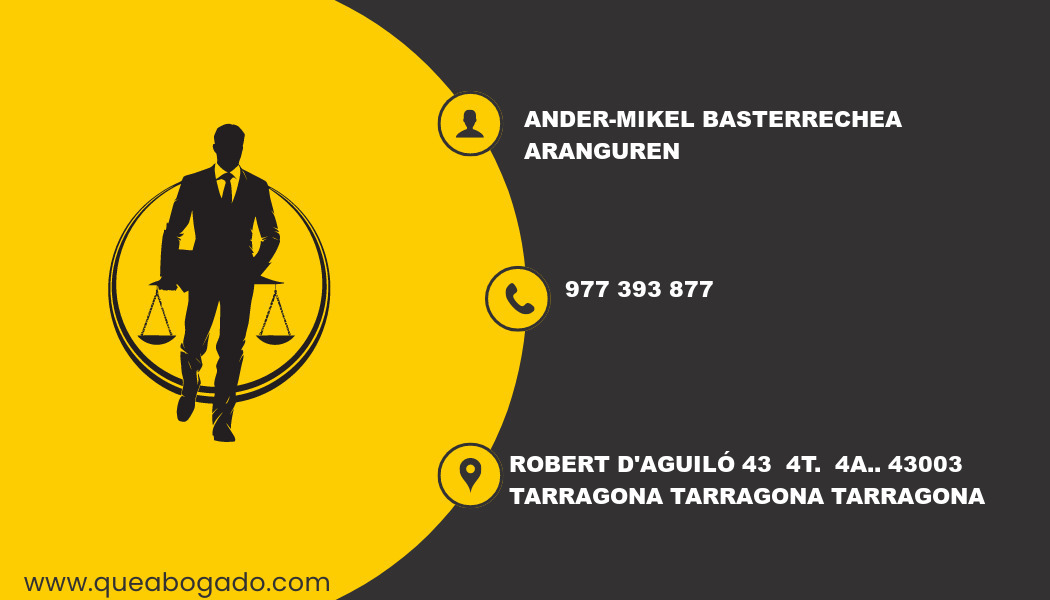 abogado Ander-Mikel Basterrechea Aranguren (Tarragona)