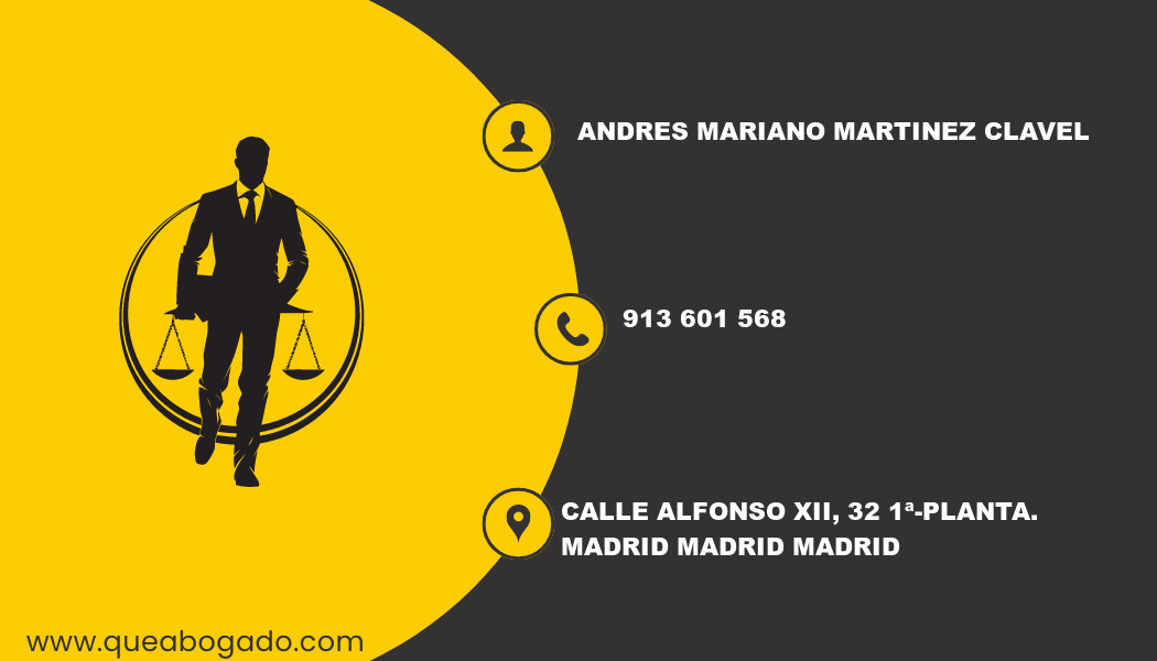 abogado Andres Mariano Martinez Clavel (Madrid)