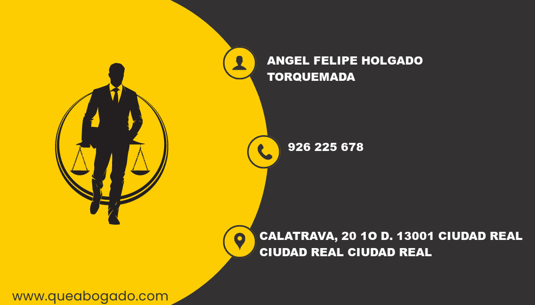 abogado Angel Felipe Holgado Torquemada (Ciudad Real)