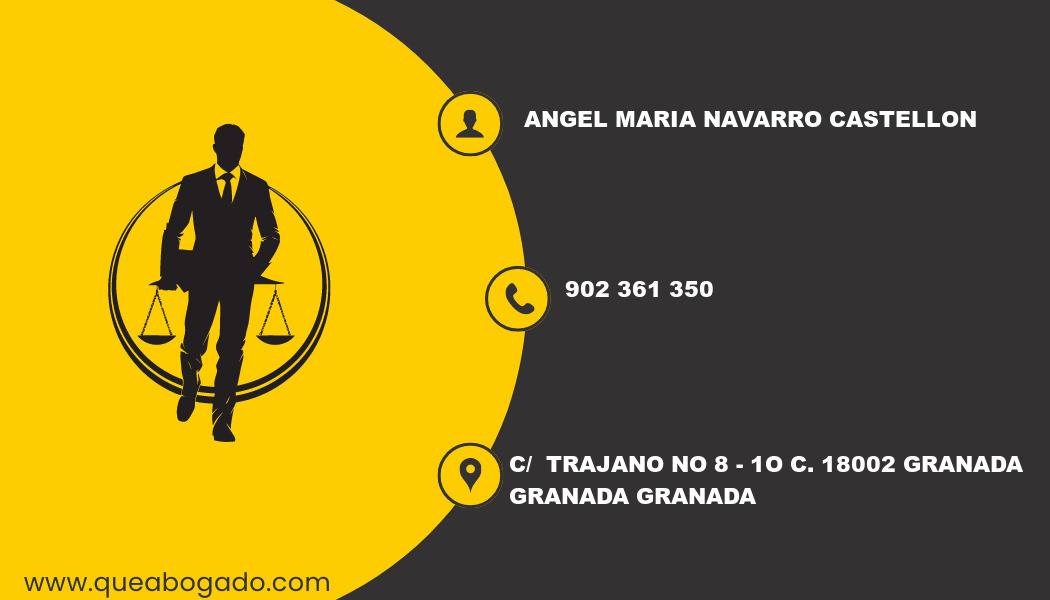 abogado Angel Maria Navarro Castellon (Granada)