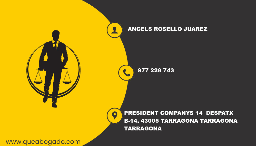 abogado Angels Rosello Juarez (Tarragona)