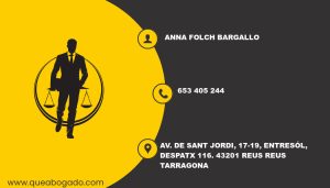 abogado Anna Folch Bargallo (Reus)