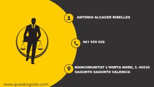 abogado Antonio Alcacer Ribelles (Sagunto)