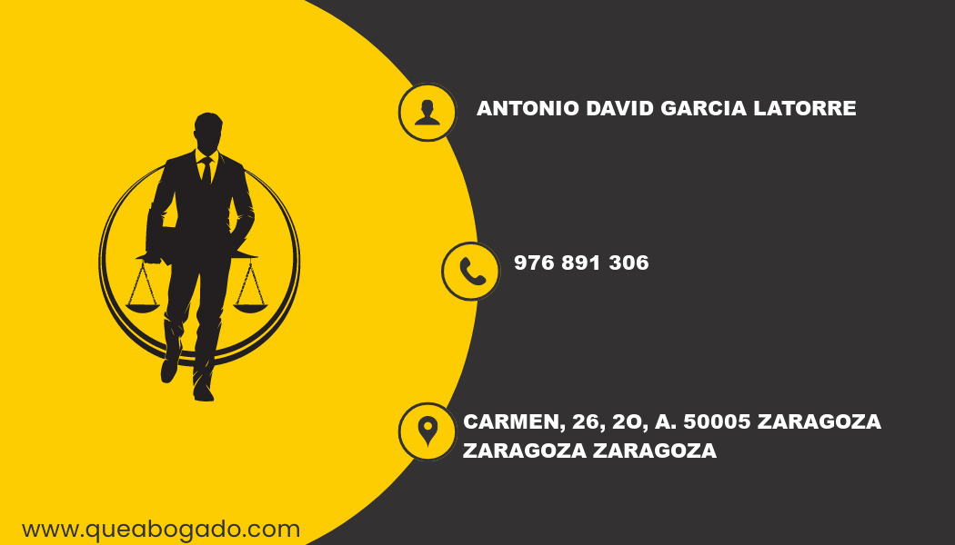 abogado Antonio David Garcia Latorre (Zaragoza)