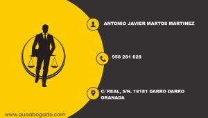 abogado Antonio Javier Martos Martinez (Darro)