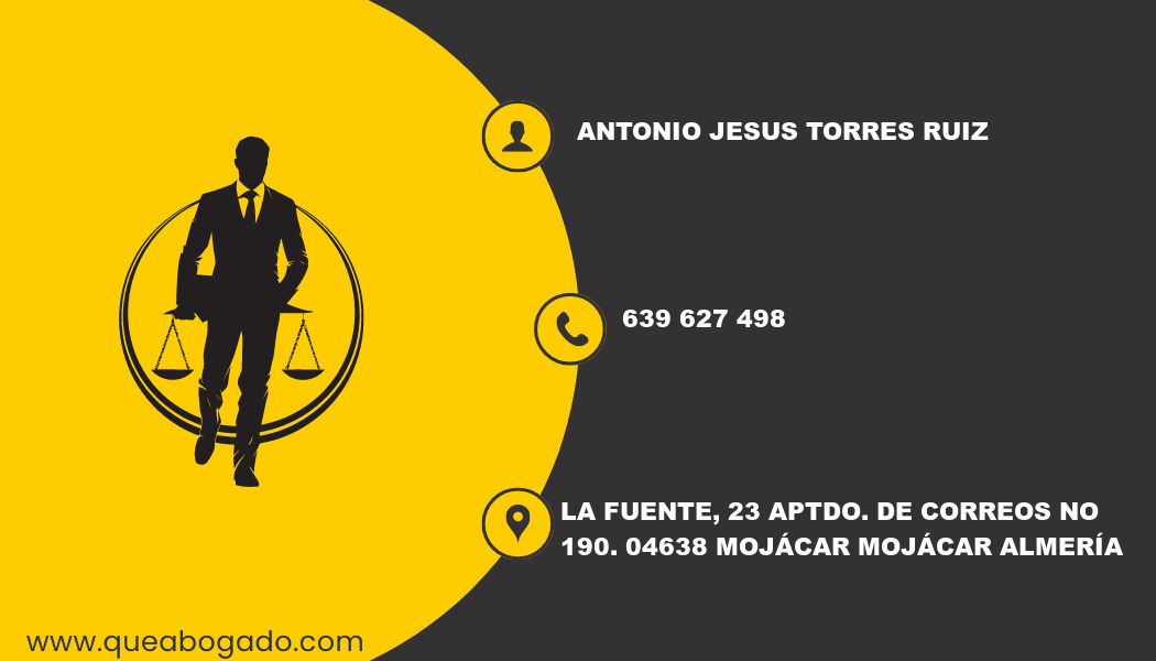 abogado Antonio Jesus Torres Ruiz (Mojácar)