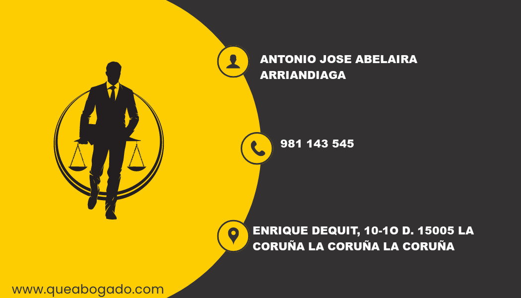 abogado Antonio Jose Abelaira Arriandiaga (La Coruña)