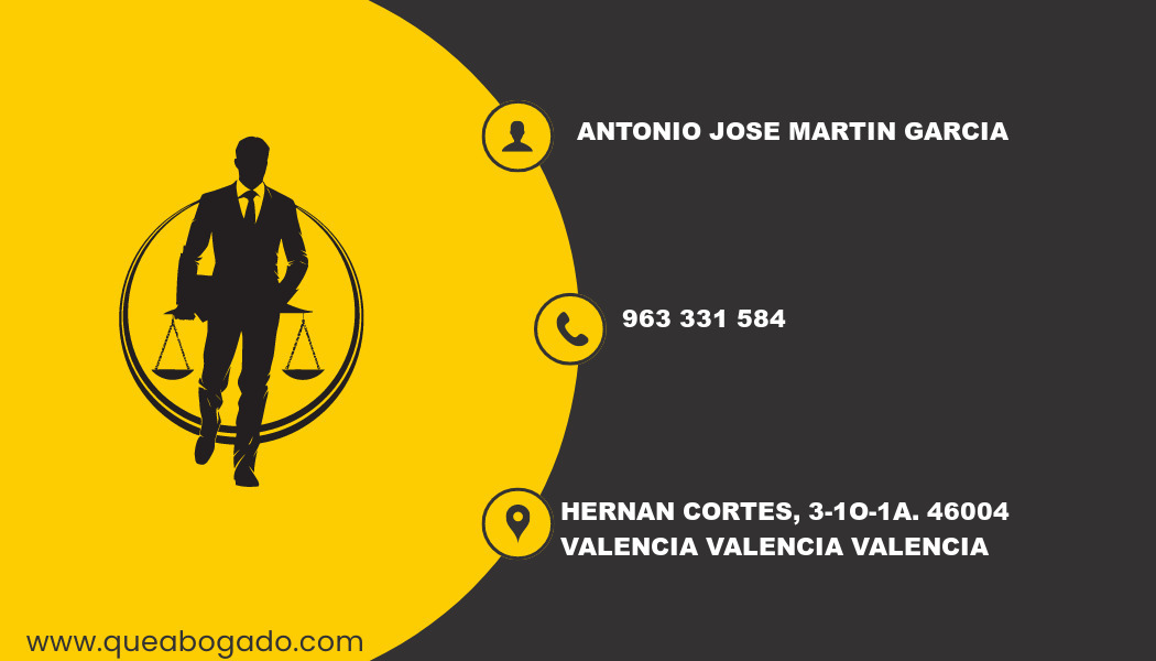 abogado Antonio Jose Martin Garcia (Valencia)