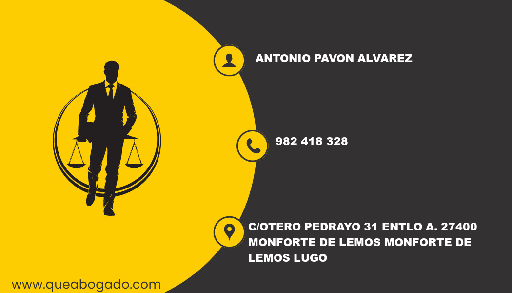 abogado Antonio Pavon Alvarez (Monforte de Lemos)