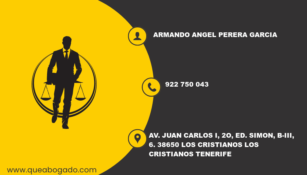 abogado Armando Angel Perera Garcia (Los Cristianos)