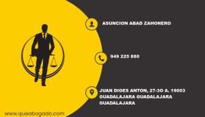 abogado Asuncion Abad Zahonero (Guadalajara)