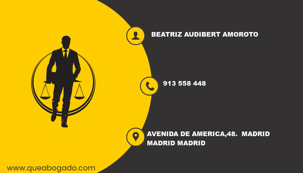 abogado Beatriz Audibert Amoroto (Madrid)