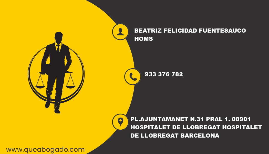 abogado Beatriz Felicidad Fuentesauco Homs (Hospitalet de Llobregat)