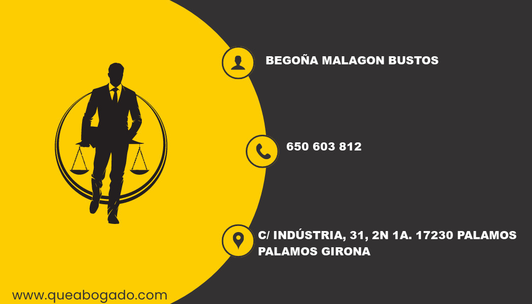 abogado Begoña Malagon Bustos (Palamos)