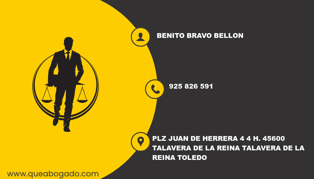 abogado Benito Bravo Bellon (Talavera de la Reina)