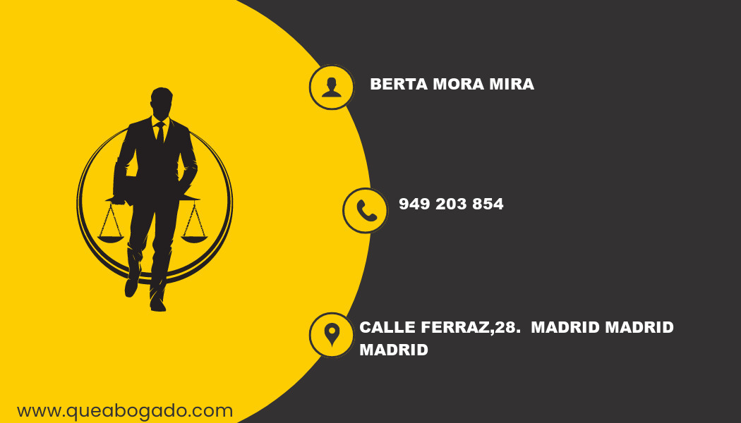 abogado Berta Mora Mira (Madrid)