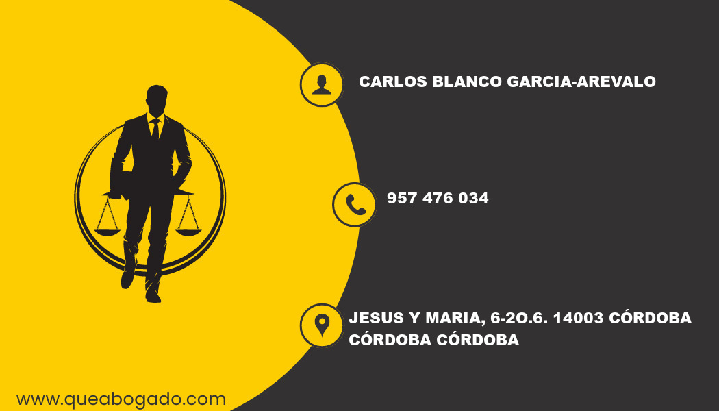 abogado Carlos Blanco Garcia-Arevalo (Córdoba)