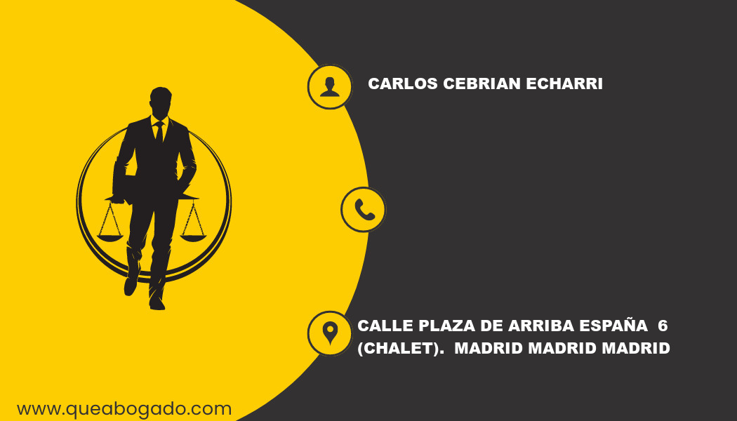 abogado Carlos Cebrian Echarri (Madrid)