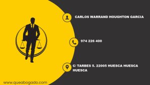 abogado Carlos Warrand Houghton Garcia (Huesca)