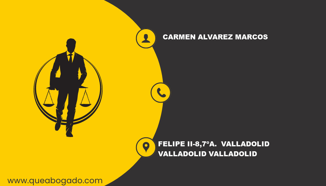 abogado Carmen Alvarez Marcos (Valladolid)