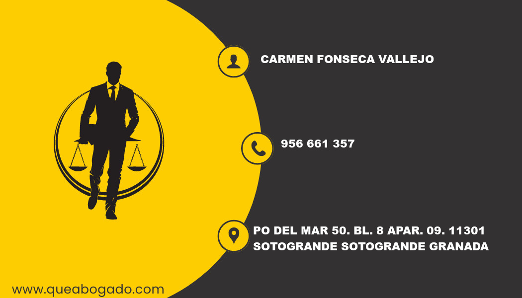 abogado Carmen Fonseca Vallejo (Sotogrande)