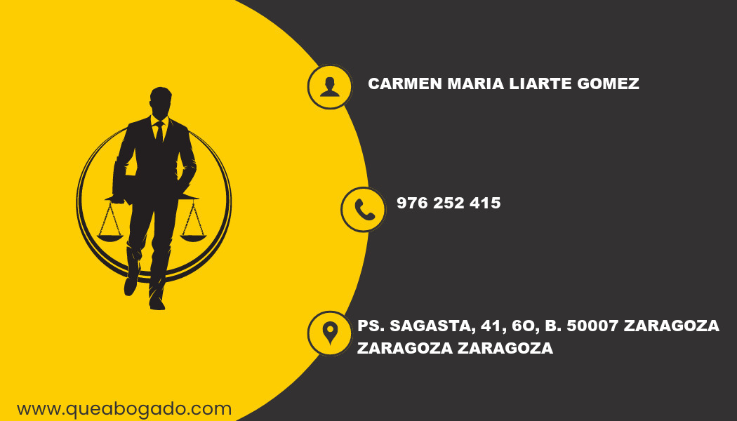 abogado Carmen Maria Liarte Gomez (Zaragoza)