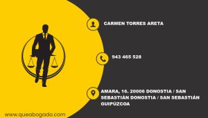 abogado Carmen Torres Areta (Donostia / San Sebastián)