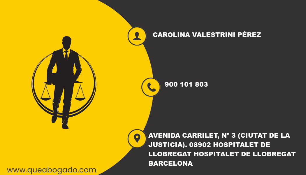 abogado Carolina Valestrini Pérez (Hospitalet de Llobregat)