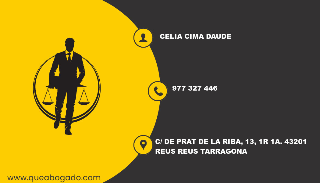 abogado Celia Cima Daude (Reus)