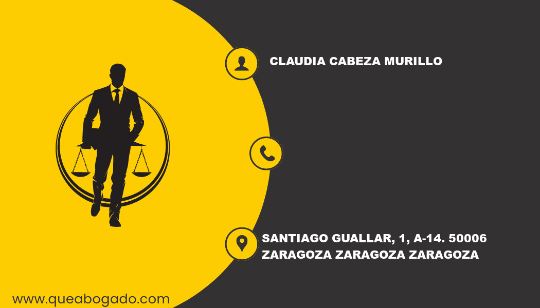 abogado Claudia Cabeza Murillo (Zaragoza)