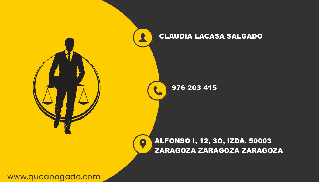 abogado Claudia Lacasa Salgado (Zaragoza)