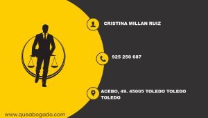 abogado Cristina Millan Ruiz (Toledo)