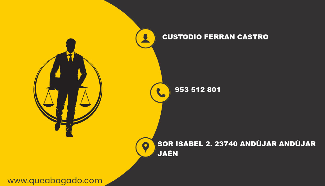 abogado Custodio Ferran Castro (Andújar)