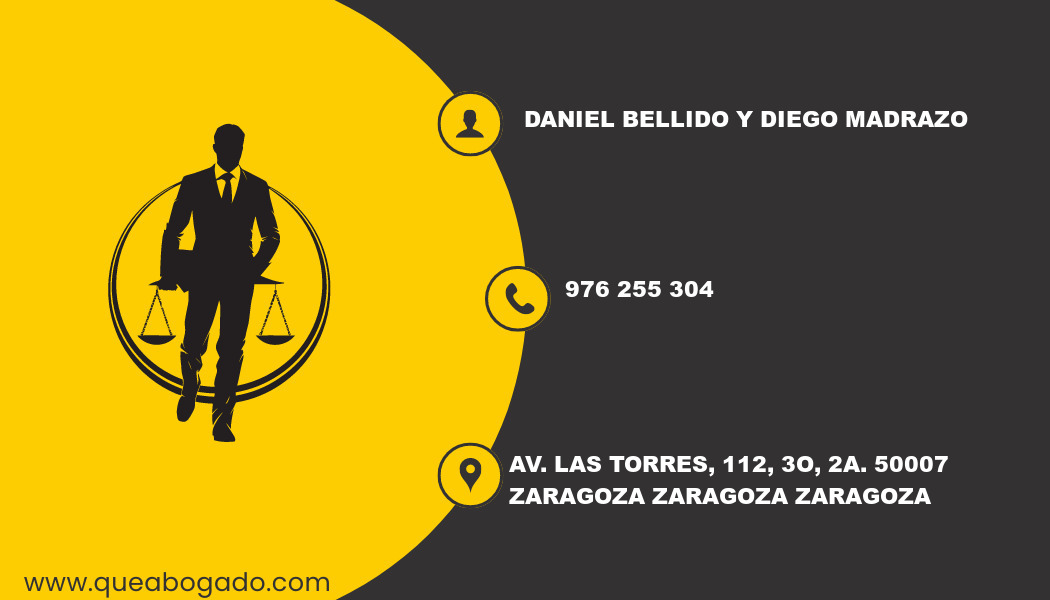 abogado Daniel Bellido Y Diego Madrazo (Zaragoza)