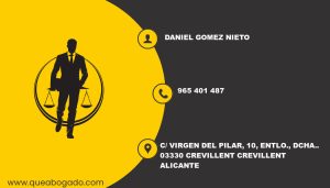 abogado Daniel Gomez Nieto (Crevillent)