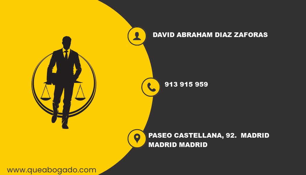 abogado David Abraham Diaz Zaforas (Madrid)