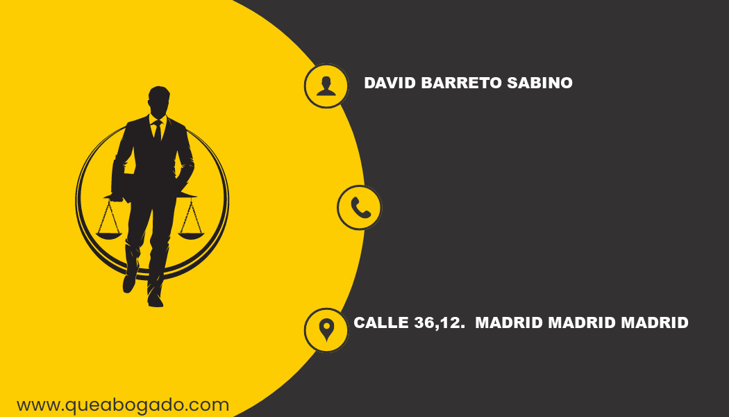 abogado David Barreto Sabino (Madrid)