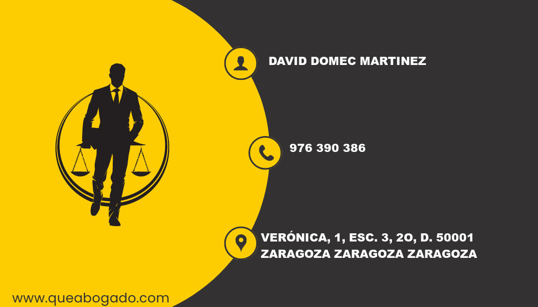 abogado David Domec Martinez (Zaragoza)