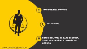 abogado David Nuñez Bonome (La Coruña)