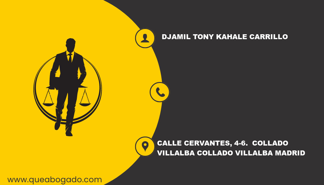 abogado Djamil Tony Kahale Carrillo (Collado Villalba)