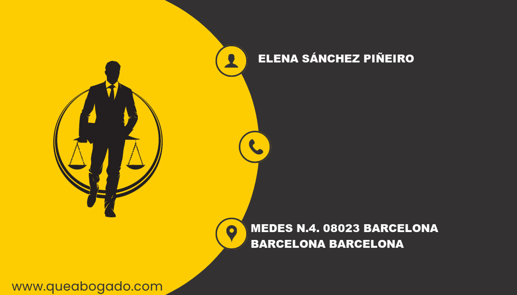 abogado Elena Sánchez Piñeiro (Barcelona)