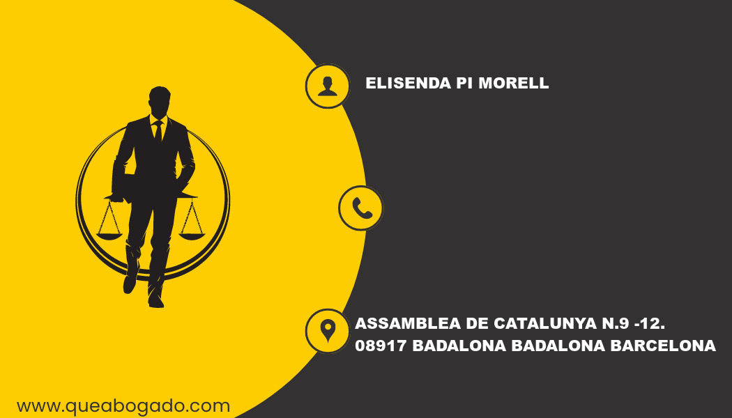 abogado Elisenda Pi Morell (Badalona)