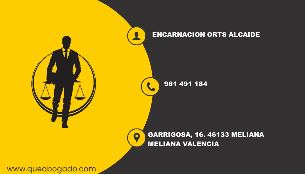 abogado Encarnacion Orts Alcaide (Meliana)