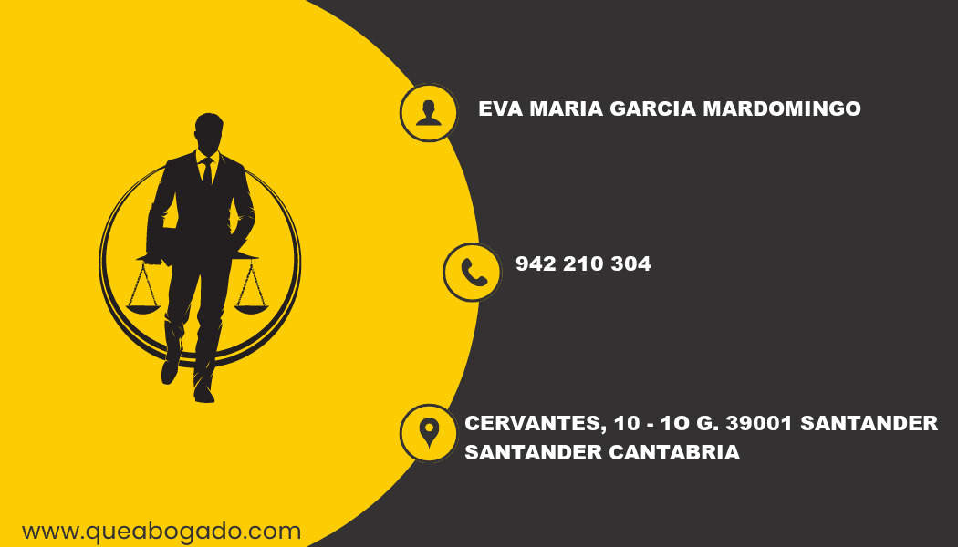 abogado Eva Maria Garcia Mardomingo (Santander)