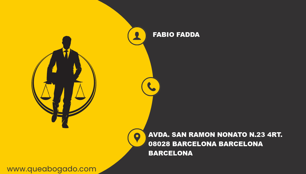 abogado Fabio Fadda (Barcelona)