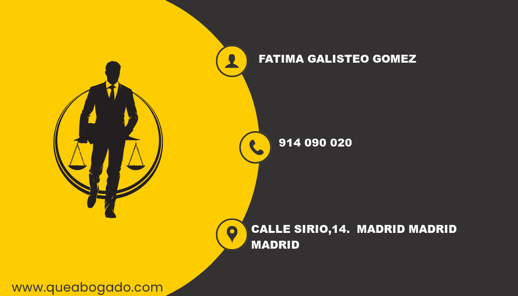 abogado Fatima Galisteo Gomez (Madrid)