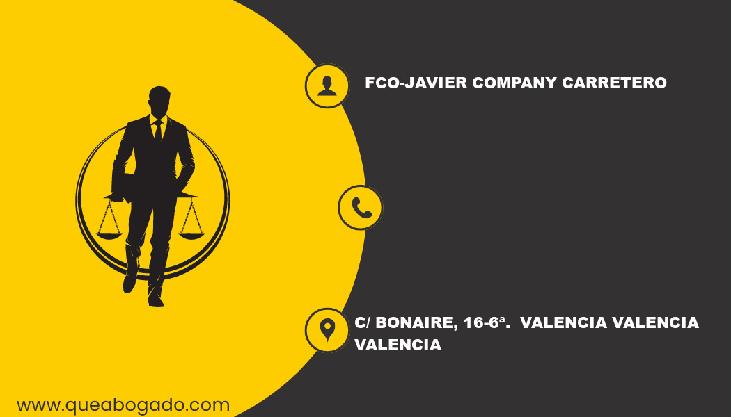 abogado Fco-Javier Company Carretero (Valencia)