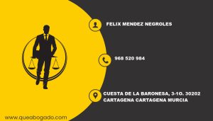 abogado Felix Mendez Negroles (Cartagena)