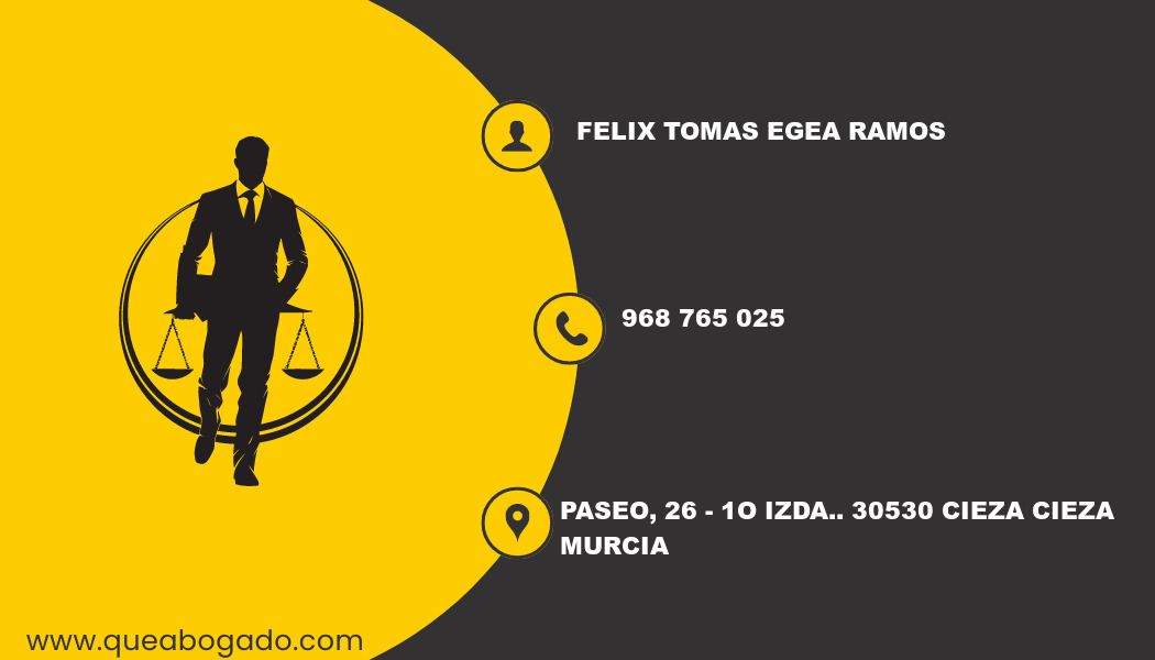 abogado Felix Tomas Egea Ramos (Cieza)